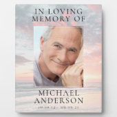 Plaque Photo En souvenir affectueux Sunset Memorial  (Devant)