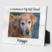 Plaque Photo En souvenir affectueux - Sympathie pour la perte d (Côté)