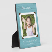 Plaque photo encadrée pour grand-mère / grand-père (Côté)