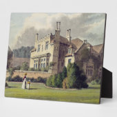 Plaque Photo Endsleigh, from Ackermann's Repository of Arts, (Côté)