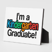 Plaque Photo Enfants colorés Diplôme de maternelle (Côté)