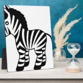 Plaque Photo enfants zèbres (Côté)