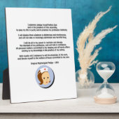 Plaque Photo Engagement de Florence Nightingale (Côté)