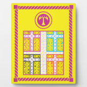 Plaque Photo Enochian Air Elemental Tablet (Devant)