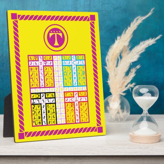 Plaque Photo Enochian Air Elemental Tablet (Côté)