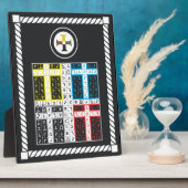 Plaque Photo Enochian Earth Elemental Tablet (Côté)