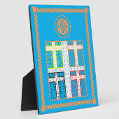 Plaque Photo Enochian Water Elemental Tablet (Côté)