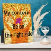 Plaque Photo Enraciné dans la droiture Baobab perspective Vinta (Côté)