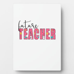 Plaque Photo Enseignant Art futur Enseignant
