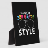 Plaque Photo Enseignant de 3e année Troisième classe (Côté)