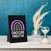 Plaque Photo Enseignant Directeur de la garde d'enfants (Côté)
