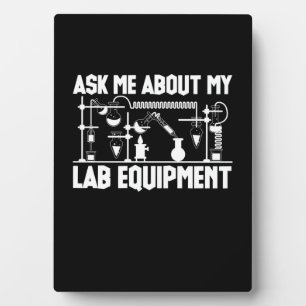 Plaque Photo Enseignant en chimie