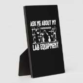 Plaque Photo Enseignant en chimie (Côté)