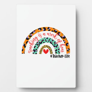 Plaque Photo Enseignant L'Art L'Enseignement Est Une Oeuvre De 