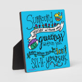 Plaque Photo Entourez-vous (Recto)