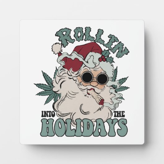 Plaque Photo Entrée dans la période des Fêtes (Devant)