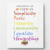 Plaque Photo Épices Quaker (Devant)