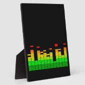 Plaque Photo Equalizer Vibes from the Beat of DJ Music decor (Côté)