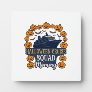 Plaque Photo Équipage de croisière Halloween Maman Bateau Citro