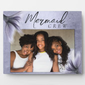 Plaque Photo Équipage de sirène | Lavender Purple Chic Friends (Devant)