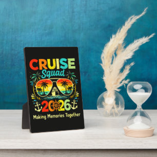 Plaque Photo Équipe de croisière Vacances d'été 2026