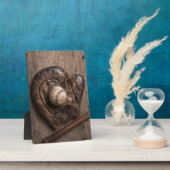 Plaque Photo Équipement de base-ball (Côté)