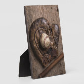 Plaque Photo Équipement de base-ball (Côté)