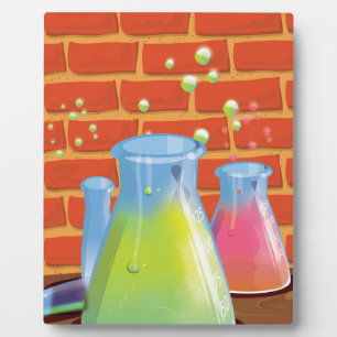 Plaque Photo Équipement en verre de dessin sur banc