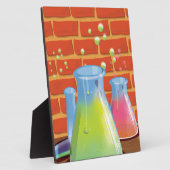 Plaque Photo Équipement en verre de dessin sur banc (Côté)