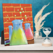 Plaque Photo Équipement en verre de dessin sur banc (Côté)