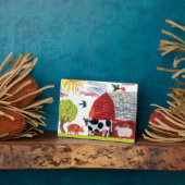 Plaque Photo Eric Carle | Paysage coloré (Côté)