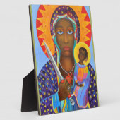 Plaque Photo Erzulie Dantor Black Madonna Voodoo Lwa (Côté)