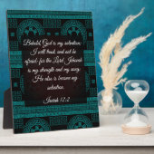 Plaque Photo Ésaïe 12:2 (Côté)