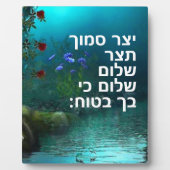 Plaque Photo Ésaïe 26:3 (Devant)