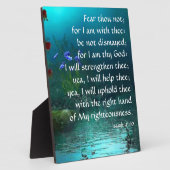 Plaque Photo Ésaïe 41:10 (Côté)