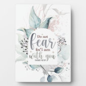 Plaque Photo Ésaïe 41:10 Ne crains pas que je sois avec vous, B (Devant)