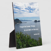 Plaque Photo Ésaïe 43:18 Oublie les choses précédentes; ne... (Côté)