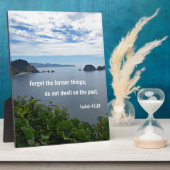 Plaque Photo Ésaïe 43:18 Oublie les choses précédentes; ne... (Côté)