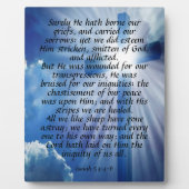 Plaque Photo Ésaïe 53:4-6 (Devant)