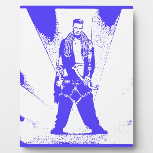 Plaque Photo Escalade de glace bébé (Devant)