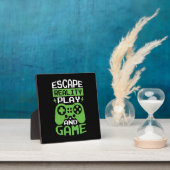 Plaque Photo Escape Reality and Game - Video Gamer, Jeu (Insitu)