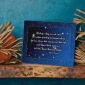 Plaque Photo Eskimo proverbe - peut-être ne sont-ils pas des ét (Côté)