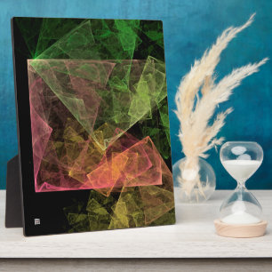 Plaque Photo Espace Cube Art Abstrait