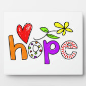 Plaque Photo Espoir (Devant)