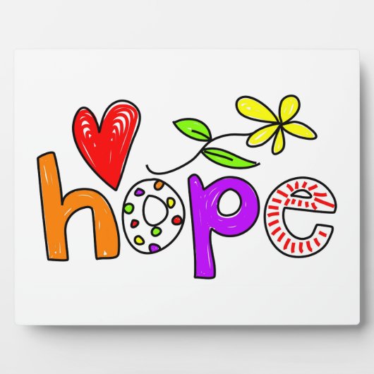 Plaque Photo Espoir (Devant)