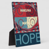 Plaque Photo Espoir Pacifique : Un Design Calme Hakuna Matata (Côté)
