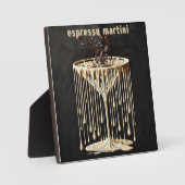 Plaque Photo Espresso Martini Cocktail Heure (Recto)
