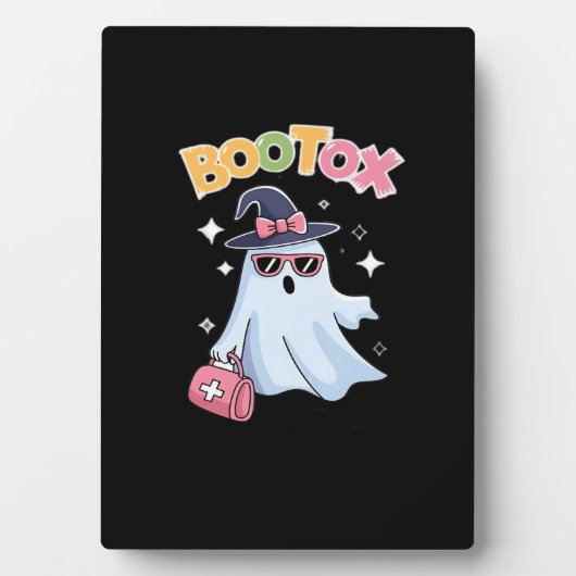 Plaque Photo Esthétique Botox Halloween Esthétique Infirmière P (Devant)