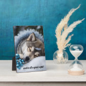 Plaque Photo Et à tous une bonne nuit (Côté)