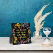 Plaque Photo Et le monde est devenu l'inspiritisme (Insitu)